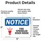Signmission Fire Sprinkler Riser Inside Sign, Vinyl Decal, 5in W x 3.5in L, 2PK OS-2PACK-NS-D-35-L-12679 - alternate 2